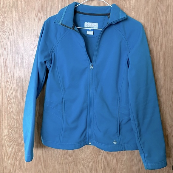 Columbia Turquoise Water Repellent Thick Fleece Lined Jacket - Picture 1 of 4